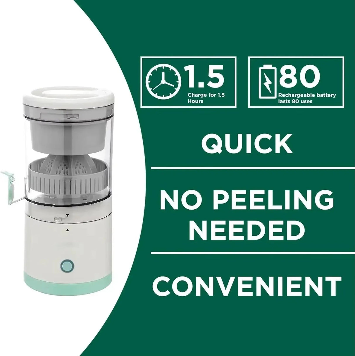 Portable Electric Juicer USB Charging Orange Lemon Fruit Blender Mini