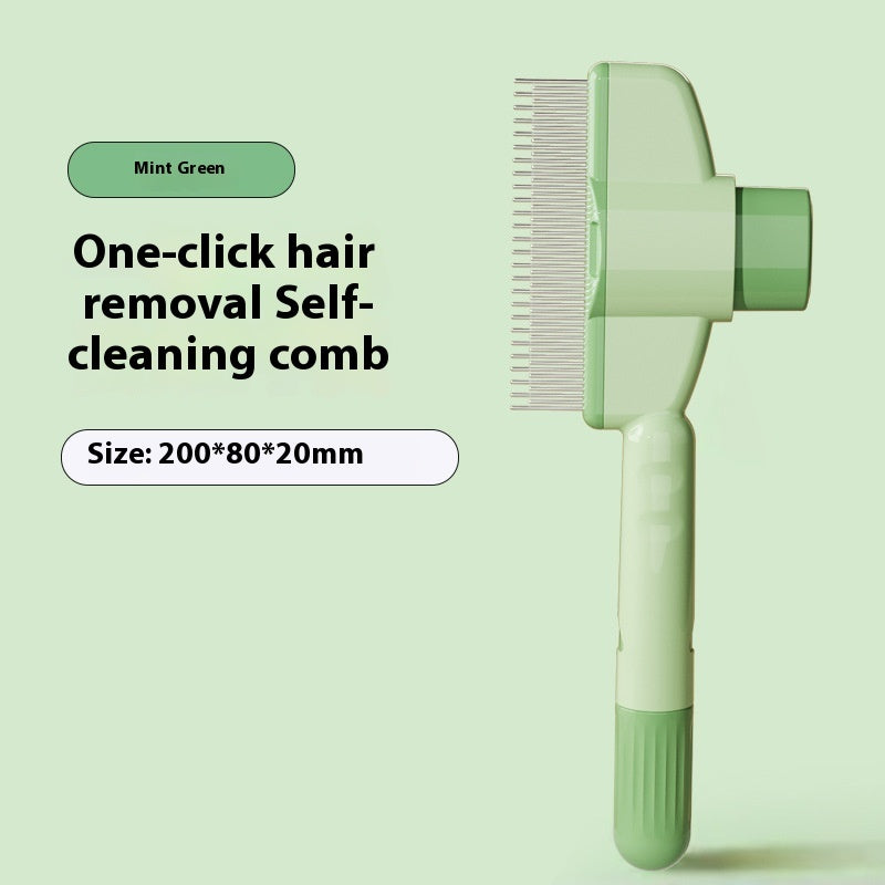 Self-Cleaning Pet Grooming Brush – For Cats & Dogs