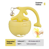 Smart Interactive Cat Toy Ball – USB Rechargeable Self-Play Pet Toy with Bell.
