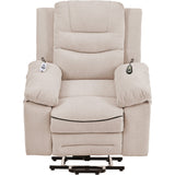 Massage Recliner,Power Lift Chair for Elderly with Adjustable Massage