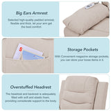 Massage Recliner,Power Lift Chair for Elderly with Adjustable Massage