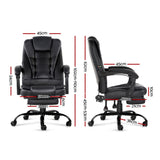 Artiss Electric Massage Office Chairs Recliner Computer Gaming Seat