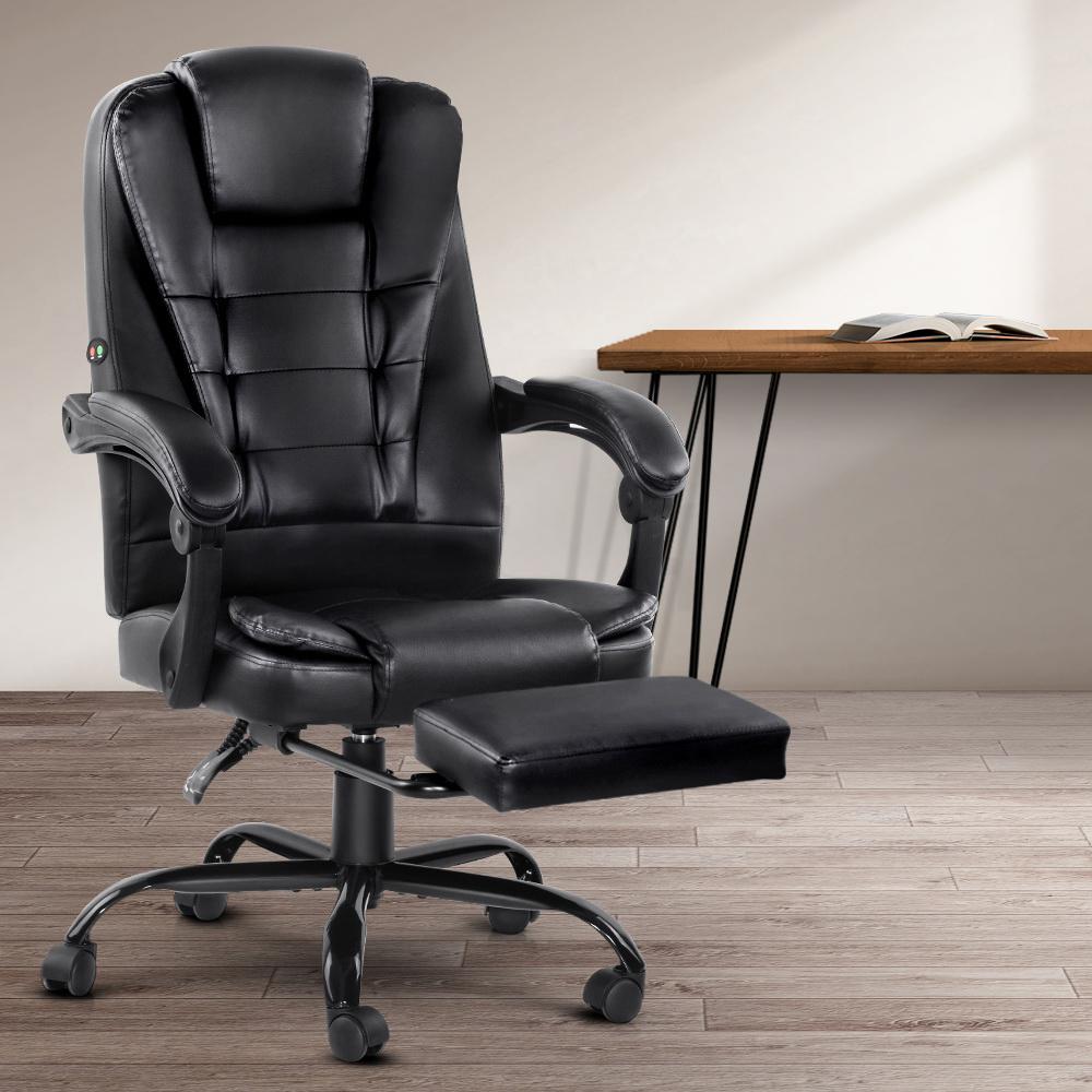 Artiss Electric Massage Office Chairs Recliner Computer Gaming Seat