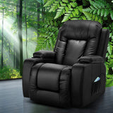 Artiss Electric Massage Chair Recliner Luxury Lounge Sofa Armchair