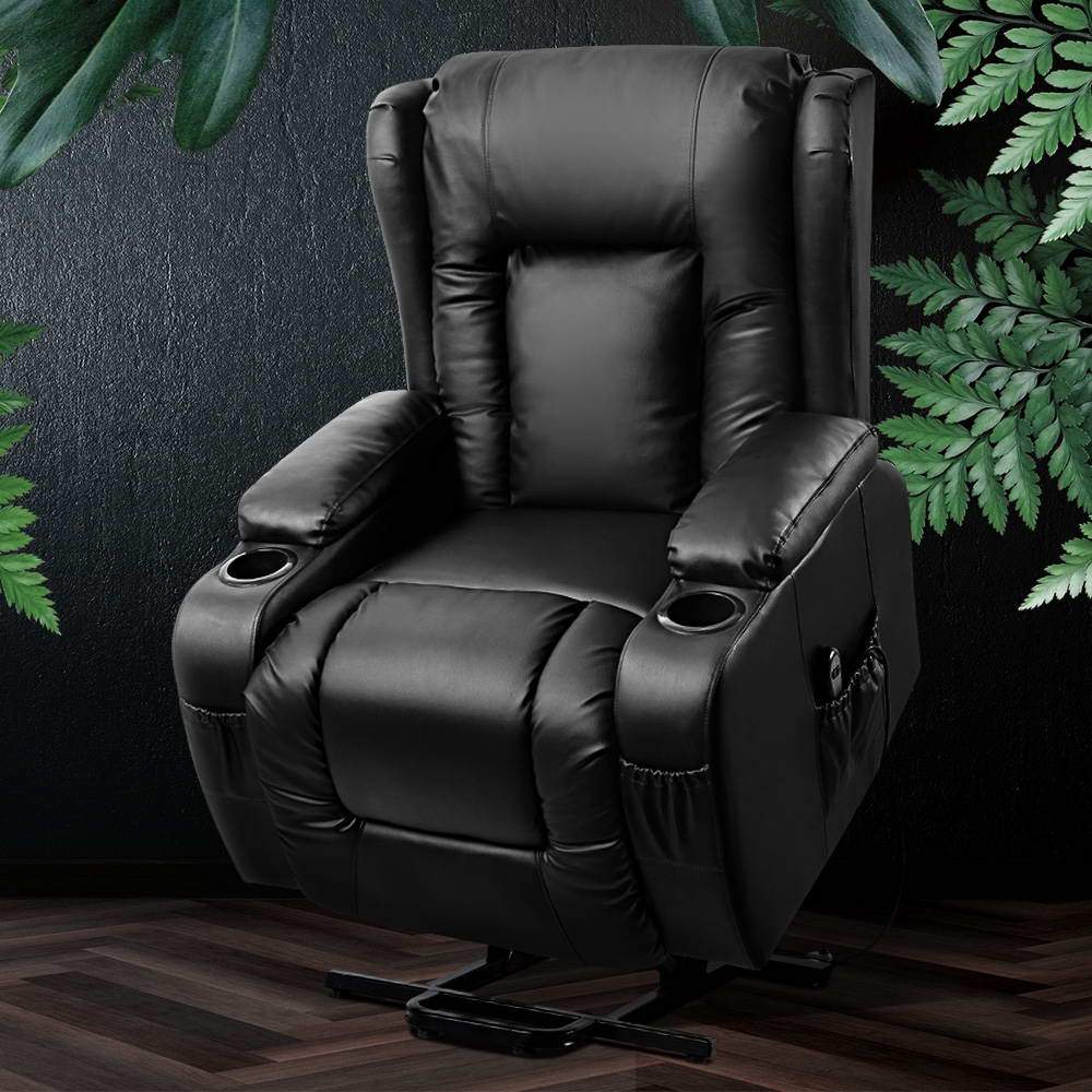 Artiss Electric Recliner Chair Lift Heated Massage Chairs Lounge Sofa