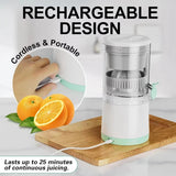 Portable Electric Juicer USB Charging Orange Lemon Fruit Blender Mini