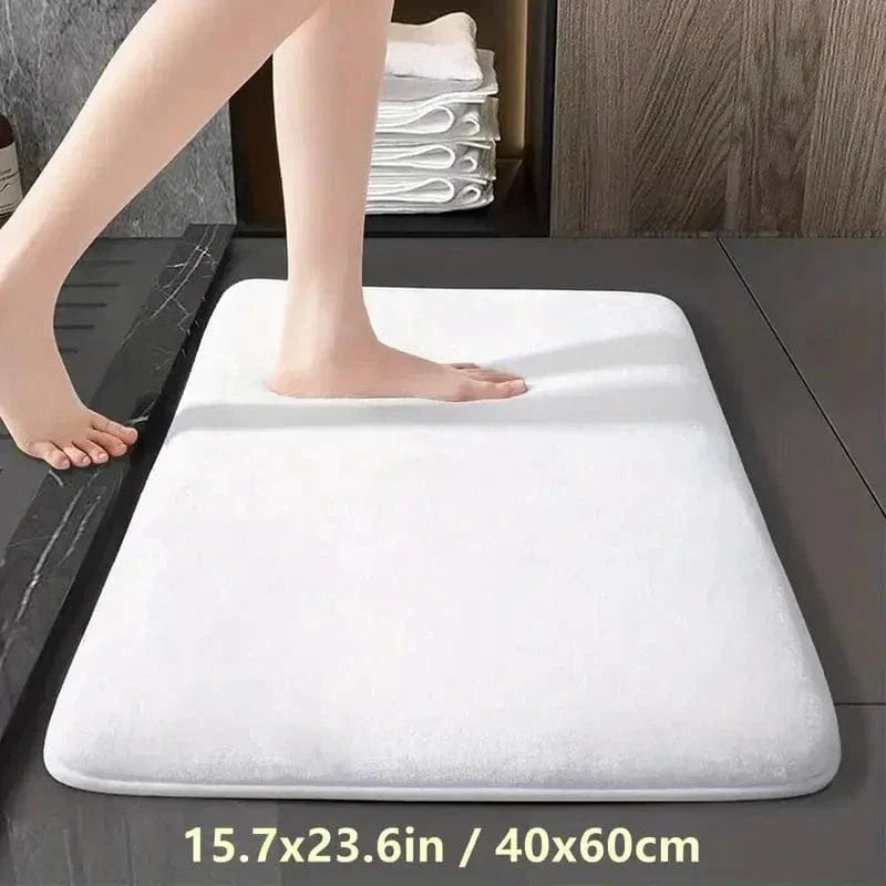 Thick Solid Color Flannel Non-Slip Area Rug for Home