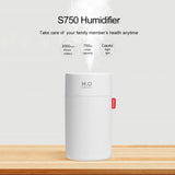 750Ml Cool Mist Ultrasonic Humidifier for Large Room, 7 Color LED Light