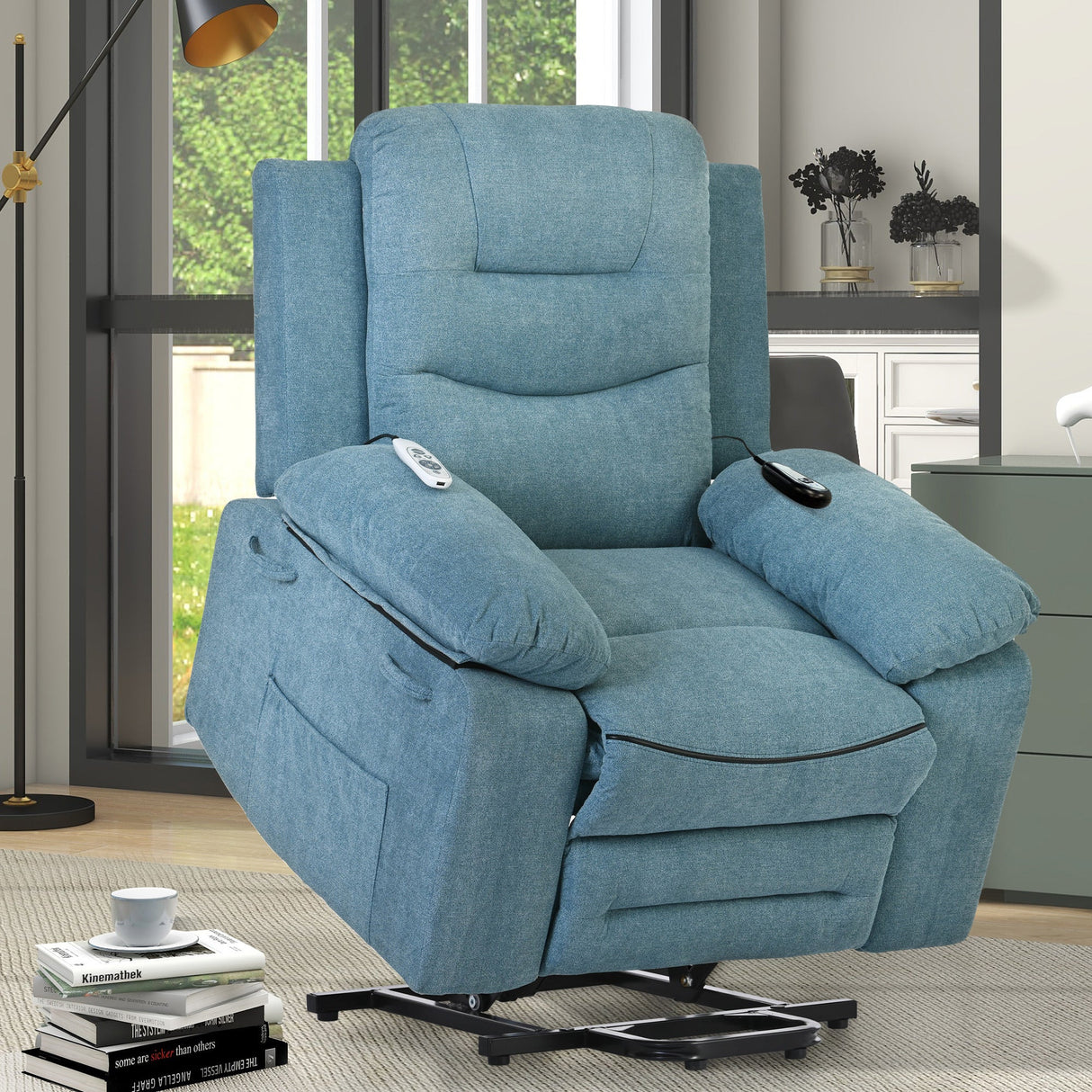 Massage Recliner,Power Lift Chair for Elderly with Adjustable Massage
