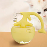 Smart Interactive Cat Toy Ball – USB Rechargeable Self-Play Pet Toy with Bell.