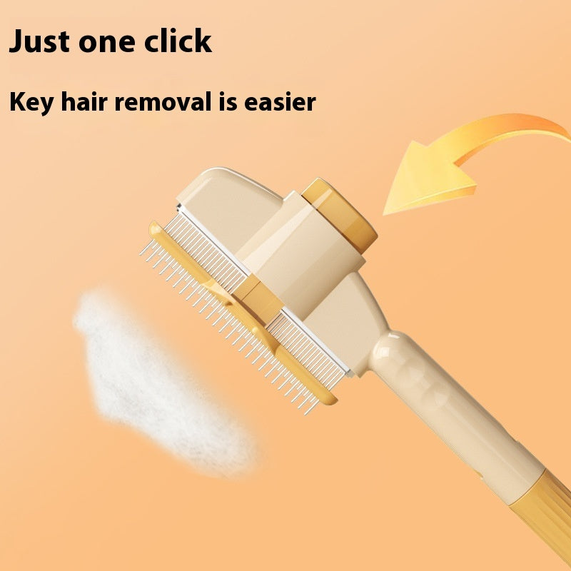 Self-Cleaning Pet Grooming Brush – For Cats & Dogs