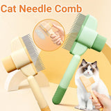 Self-Cleaning Pet Grooming Brush – For Cats & Dogs