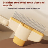 Self-Cleaning Pet Grooming Brush – For Cats & Dogs